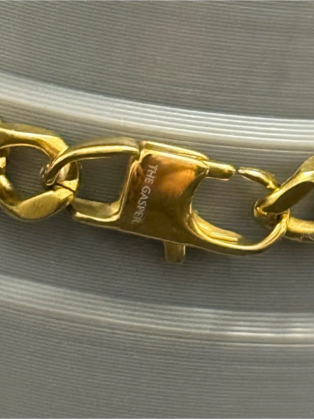 Gold Curb Link Bracelet The GASPER